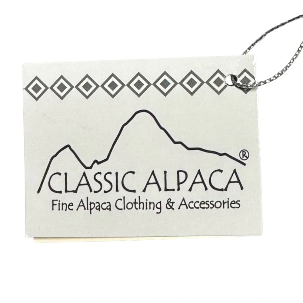 Classic Alpaca Buffalo Plaid Check Scarf NWT Black‎ White Gray Soft Warm Winter